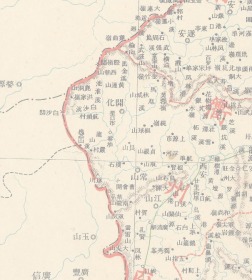 光绪三十一年《浙江省地图》（原图高清复制），(浙江杭州萧山余杭建德富阳临安桐庐淳安宁波北仑镇海鄞州慈溪余姚奉化象山宁海温州瑞安乐清永嘉平阳泰顺绍兴诸暨上虞嵊州新昌嘉兴海宁平湖桐乡嘉善海盐湖州吴兴南浔德清长兴安吉金华婺城兰溪义乌武义浦江衢州江山常山开化龙游舟山定海台州温岭玉环三门天台仙居丽水龙泉青田缙云遂昌松阳云和庆元景宁老地图），图名《浙江省》，图中包含很多浙江省旧县名。浙江省地理地名历史变迁地图