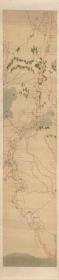 古地图1750清乾隆十五年黄河南河图。纸本大小42*198.42厘米。宣纸原色仿真，