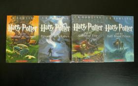 Harry Potter and the Chamber of Secrets（2）、Prisoner of Azkaban（3）、Goblet of Fire（4）、Half-Blood Prince（6）