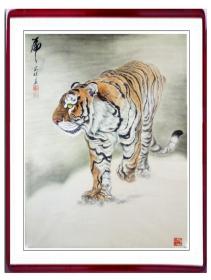 袁文祥国画，当代画虎名家，当代极具影响力的名家，著名画家冯大中入室弟子，中国美术家协会会员，天津美术家协会会员，中国工笔画协会会员，国家一级美术师 。