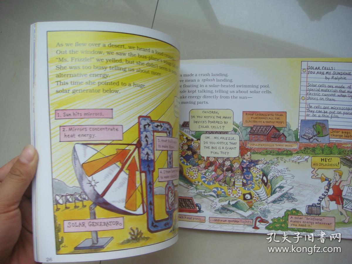 The Magic School Bus:and the climate challenge  彩色插图本 大16开横