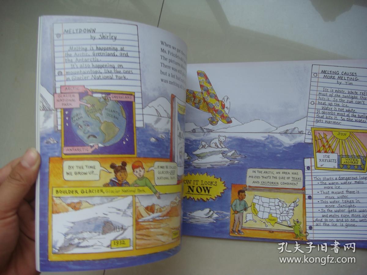 The Magic School Bus:and the climate challenge  彩色插图本 大16开横