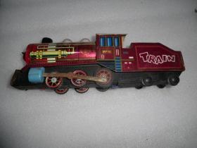 老铁皮玩具 儿童小火车