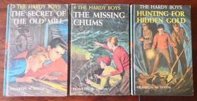 英文原版 THE HARDY BOYS 3/4/5 经典英文儿童文学名著 哈迪男孩  哈迪兄弟 黄金60年代硬精装本