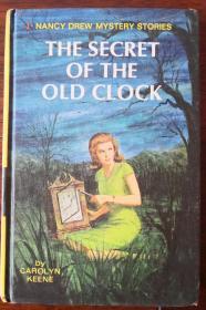 英文原版 NANCY DREW MESTERY STORIES #1 The Secret of the Old Clock 南希·德鲁 英文儿童文学经典名著 黄金60年代硬精装本