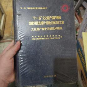 文化遗产保护关键技术研究