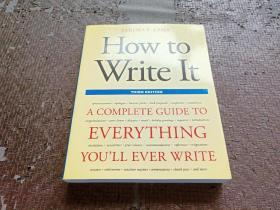 How to Write It 【THIRD EDITION 如何写第三版】