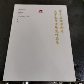 第十三届湖南省大学生书法展览作品集