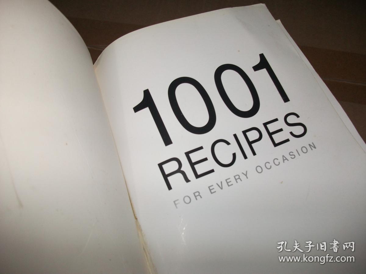 1001 Recipes : for Every Occasion（英文版）