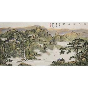 吉山映春晖68-13林成山水