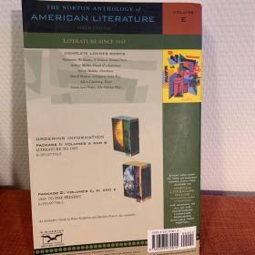 The Norton Anthology of American Literature. Sixth edition. Volumes C D and E 三册合售