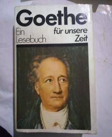 Goethe歌德：Ein Lesbuch fűr inserted Zeit（德文原版）精品布装