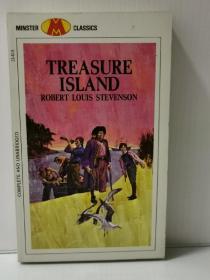 罗伯特·路易斯·史蒂文森：金银岛 Treasure Island by Robert Louis Stevenson ( Minster Classics 1967年版) （英国文学经典）英文原版书