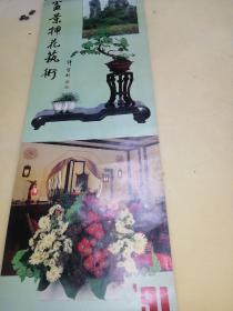 挂历 1991年挂历 盆景插花艺术 13张全