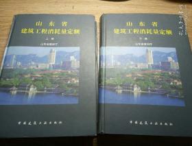 山东省建筑工程消耗量定额（上、下册）