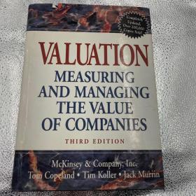 英文原版书   Valuation Measuring and Managing the Value of Companies