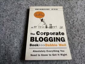 英文原版  企业博客宝典 The Corporate Blogging Book