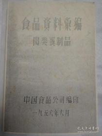 【复印件】 传统食品配方 食品资料汇编 肉类蛋制品 （老菜谱、复印件！！！内页书脊处有字体，不影响阅读。内页有个别字不清楚及修改、划痕、折角、黄斑、水渍、油渍、破损等情况，请谨慎下单。售后不退。无五年工作经验，请勿下单。菜名详见推荐语和书影)