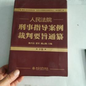 人民法院，刑事指导案例裁判要旨通纂下卷