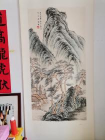 纯手绘传统国画山水