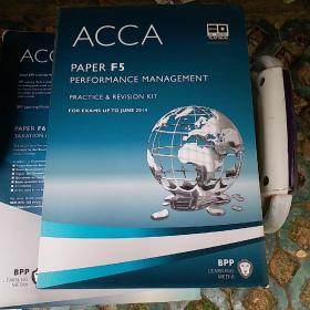 ACCA F5 Performance Management  (Revision Kit) 英文版 绩效管理 练习册