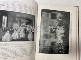 1897年/《女王六十年》/ 版皮面精装/大开插图本/Sixty Years a Queen Story of Victoria‘s Reign/ 33.5x25cm/内含南京条约签订，北京，南京等珍贵历史照片