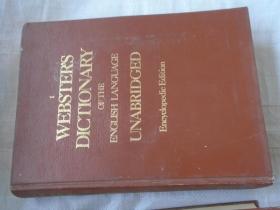 Webster's dictionary of the english language unabridged 1-2卷 英文版 精装16开 韦氏英语大词典1. 2册 厚册