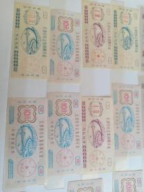 七八十年代天津市社会集团购买证10张