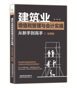 建筑业增值税管理与会计实操从新手到高手（案例版）