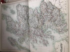 1895年 苏格兰地图