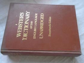 Webster's dictionary of the english language unabridged 1-2卷 英文版 精装16开 韦氏英语大词典1. 2册 厚册
