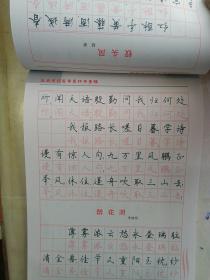 张海清系列字帖：经典宋词签字笔行书字帖