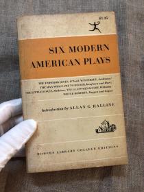 Six Modern American Plays: The Emperor Jones / Winterset / The Man Who Came to Dinner / The Little Foxes / The Glass Menagerie / Mister Roberts (Modern Library) 美国现代戏剧作品六部【英文版，现代文库】