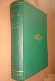 1892年Martin Chuzzlewit _ 狄更斯《马丁•翟述伟》全插图本古董书 绿色布面精装 品相上佳