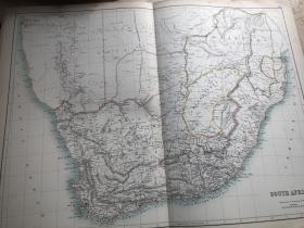 1895年 南非地图