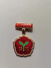 园丁荣誉纪念章，全国少儿儿童工作协调委员会赠1983年5月。40元