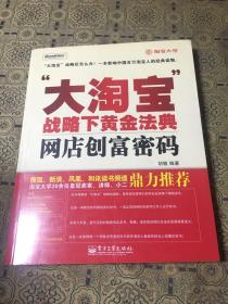 “大淘宝”战略下黄金法典：大淘宝战略后怎么办？一本影响百万淘宝人的经典读物！