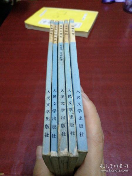 佳作丛书第二辑 孔雀翎毛，无所不知先生，里昂的婚礼，永不掉队，热爱生命 5本合售