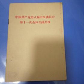 中国共产党第八届中央委员会第十一次全体会议公报