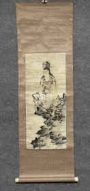 佛教题材绘画，佛教绘画 27.5×67.5cm  z46现货包邮
