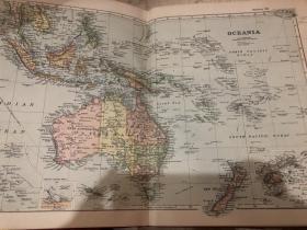 1895年 大洋洲地图 50*35