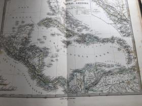 1877年 西印度群岛地图