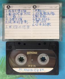 日本原版 万胜Maxell XLⅡ60磁带 草蜢专辑