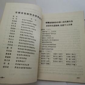 会刊（珍藏品）
安徽省集邮协会第二次代表大会