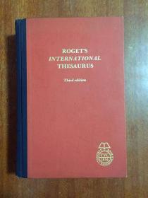 Dictionary 进口原装英语同义词词典 罗吉特国际词库（辞典）    ROGET’S INTERNATIONAL THESAURUS（精装）
