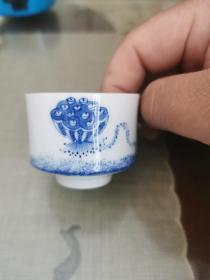 景德镇瓷9—手绘茶杯一个