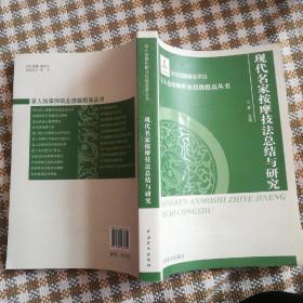 按摩师职业技能提高丛书：现代名家按摩技法总结与研究（大字本）