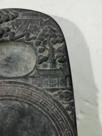 清代风光老砚台(精美漂亮)少见