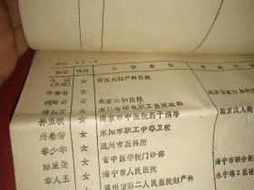 16开油印本： 浙江医科大学医学系67级同学录（1-10班，共28页）