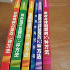 思维导图丛书：大脑使用说明书、磨砺社交潜能的10种方法、激发身体潜能的10种方法、唤醒创造天才的10种方法、提高语言智能的10种方法、获取精神力量的10种方法【6本和售】